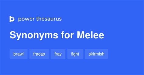 melee synonym
